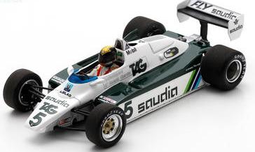 【2026年11月発売予定】 Spark S7479 1/43 Williams FW08 No.5 5th British GP 1982 Derek Daly