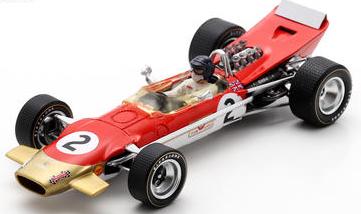 【2026年11月発売予定】 Spark S6366 1/43 Lotus 49B No.2 Gold Leaf Team Lotus 5th Belgium GP 1968 Jackie Oliver