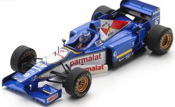【2026年10月発売予定】 Spark S7396 1/43 Ligier JS43 No.9 Ligier Mugen-Honda 7th Australian GP 1996 Olivier Panis