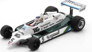 【2026年11月発売予定】 Spark S6997 1/43 Williams FW07C No.5 TAG Williams-Ford 2nd South African GP 1982 Carlos Reutemann
