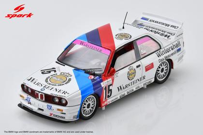 【2026年11月発売予定】 Spark 43NUR1991 1/43 BMW M3 E30 No.15 Winner Nürburgring 24H 1991 J. Winkelhock - A. Hahne - K. Nissen