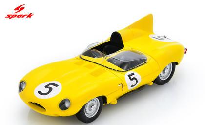 【2026年11月発売予定】 Spark S2931 1/43 Jaguar D-Type No.5 4th Le Mans 24H 1956 J. Swaters – F. Rousselle