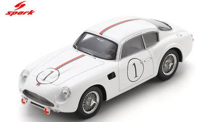 【2026年12月発売予定】 Spark S2173 1/43 Aston Martin DB4 GT Zagato No.1 Le Mans 24H 1961 "Franc" - J. Kerguen - J-P. Colas
