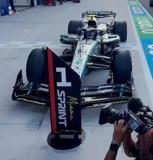 Spark S9627 1/43 Mercedes W16 No.12 Mercedes-AMG PETRONAS Formula One Team Sprint Qualifying Pole Miami GP 2025 Kimi Antonelli