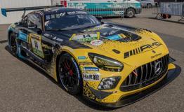 【2026年1月発売予定】 Spark SG1005 1/43 Mercedes-AMG GT3 No.14 Mercedes-AMG Team GetSpeed 24H Nürburgring 2025 M. Engel -M. Martin - F. Schiller - L. Stolz