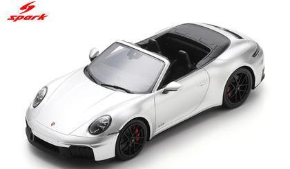 【2026年12月発売予定】 Spark 18S1047 1/18 Porsche 911 Carrera 4 GTS Cabriolet (992.2) - Ice Grey Metallic