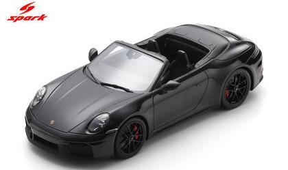 【2027年2月発売予定】 Spark 18S1046 1/18 Porsche 911 Carrera 4 GTS Cabriolet (992.2) - Jet Black Metallic