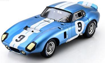【2027年2月発売予定】 Spark 18S1222 1/18 Shelby Cobra Daytona Coupe No.9 Le Mans 24H 1965 "Dan" - "Jerry" (D. Gurney – J. Grant)