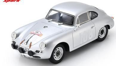 【2026年12月発売予定】 Spark 18S1204 1/18 Porsche 356 BT5 1600GS Carrera GT No.108 Winner Tour De Corse 1960 P-E. Strähle - H. Linge