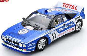【2027年2月発売予定】 Spark 18S1207 1/18 Lancia 037 Rally No.11 6th Tour de Corse 1984 J-C. Andruet - M. Rick-Place