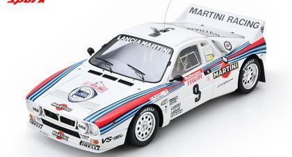 【2026年12月発売予定】 Spark 18S1209 1/18 Lancia 037 Rally No.9 Winner Tour de Corse 1983 M. Alén - I. Kivimäki