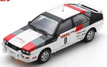【2026年12月発売予定】 Spark 18S1042 1/18 Audi Quattro No.0 Rallye Urbibel Algarve 1980 H. Mikkola - A. Hertz