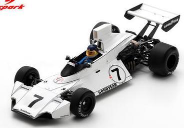 【2027年2月発売予定】 Spark 18S542 1/18 Brabham BT44 No.7 Winner South African GP 1974 Carlos Reutemann