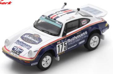 【2027年1月発売予定】 Spark 64S241 1/64 Porsche 953 No.175 Paris-Dakar Rally 1984 J. Ickx - C. Brasseur