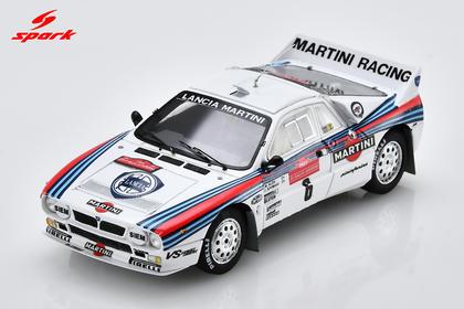 【2027年1月発売予定】 Spark S9169 1/43 Lancia 037 Rally No.6 Winner Sanremo Rally 1983 M. Alén - I. Kivimäki