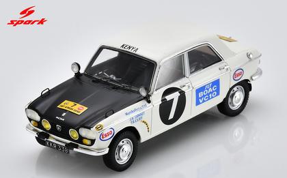 【2027年2月発売予定】 Spark S2617 1/43 Peugeot 204 No.7 East African Safari Rally (class winner) 1967 H. Lionnet - P. Cliff