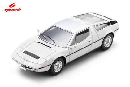 【2027年2月発売予定】 Spark S5425 1/43 Maserati Bora 1971 - Silver
