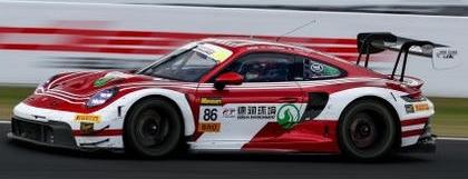 【2027年1月発売予定】 Spark 18AS015 1/18 Porsche 911 GT3R No.86 High Class Racing 2nd Bathurst 12H 2026 D. Boccolacci - A. Fjordbach - K. Li