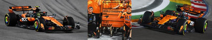 Spark 64S084 1/64 McLaren MCL39 No.4 & No.81 Formula 1 Constructors' Champion 2025 Lando Norris & Oscar Piastri