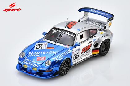 【2027年2月発売予定】 Spark S9922 1/43 Porsche 911 GT2 No.65 22nd Le Mans 24H 1998 D. Warnock - R. Schirle - A. Ahrle