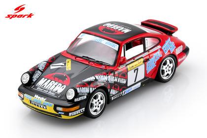 【2027年1月発売予定】 Spark SG1038 1/43 Porsche 911 964 Carrera RS No.7 9th Nurburgring 24H 1992 W. Röhrl - A. Bovensiepen - R. Kussmaul - G. Memminger