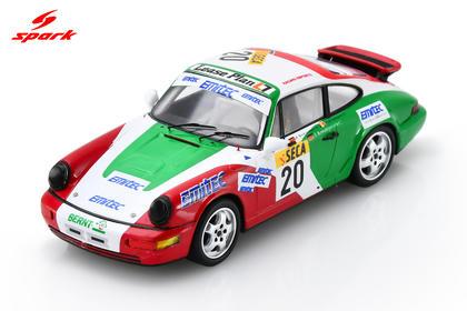 【2027年1月発売予定】 Spark SB567 1/43 Porsche 911 Carrera 2 RS No.20 24H Spa 1992 F. Kreutzpointner - D. de Radigues - A. Bovensiepen