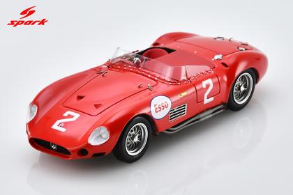 【2027年2月発売予定】 Spark US453 1/43 Maserati 300S No.2 Winner Cuba 1957 Juan Manuel Fangio