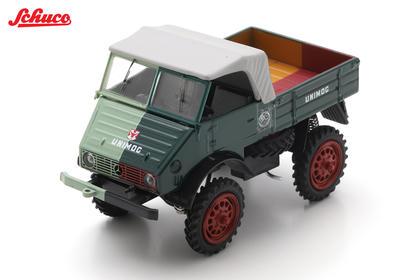 【2027年4月以降発売予定】 Schuco 43U00118 1/43 1955 Mercedes-Benz Unimog 401 half old/new