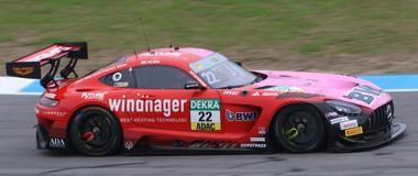 【2026年3月以降発売予定】 Spark 64S110 1/64 Mercedes-AMG GT3 No.22 Mercedes-AMG Team Landgraf DTM 2025 Lucas Auer