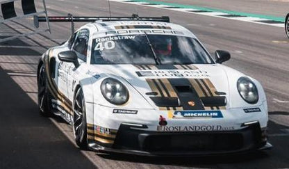 Spark UK040 1/43 Porsche 911 GT3 Cup No.40 Porsche Carrera Cup Great Britain Champion 2025 Andrew Rackstraw