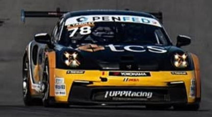 Spark US460 1/43 Porsche 911 GT3 Cup No.78 Porsche Deluxe Carrera Cup North America Champion 2025 Ryan Yardley