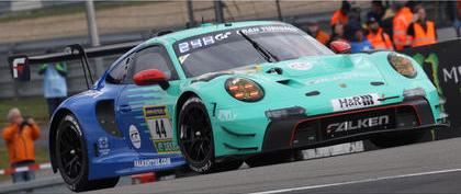 【2027年4月発売予定】 Spark SG1065 1/43 Porsche 911 GT3 R (992) Evo26 No.44 Falken Motorsports 24H Nürburgring 2026 K. Bachler - T. Heinemann - S. Müller - M. Schuring