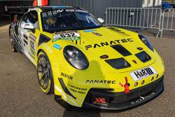 【2027年3月発売予定】 Spark SG1093 1/43 Porsche 911 GT3 Cup (992.1) No.632 BLACK FALCON Team FANATEC 24H Nürburgring 2026 J. Broadbent - S. Brown - M. Charoudin - M. Metzger