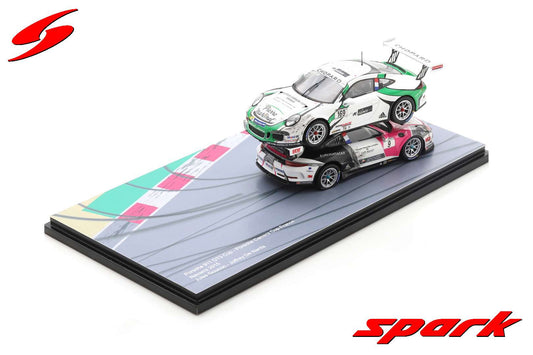 【販売中止】 Spark SP285 1/43 Porsche duorama Cup 2015
