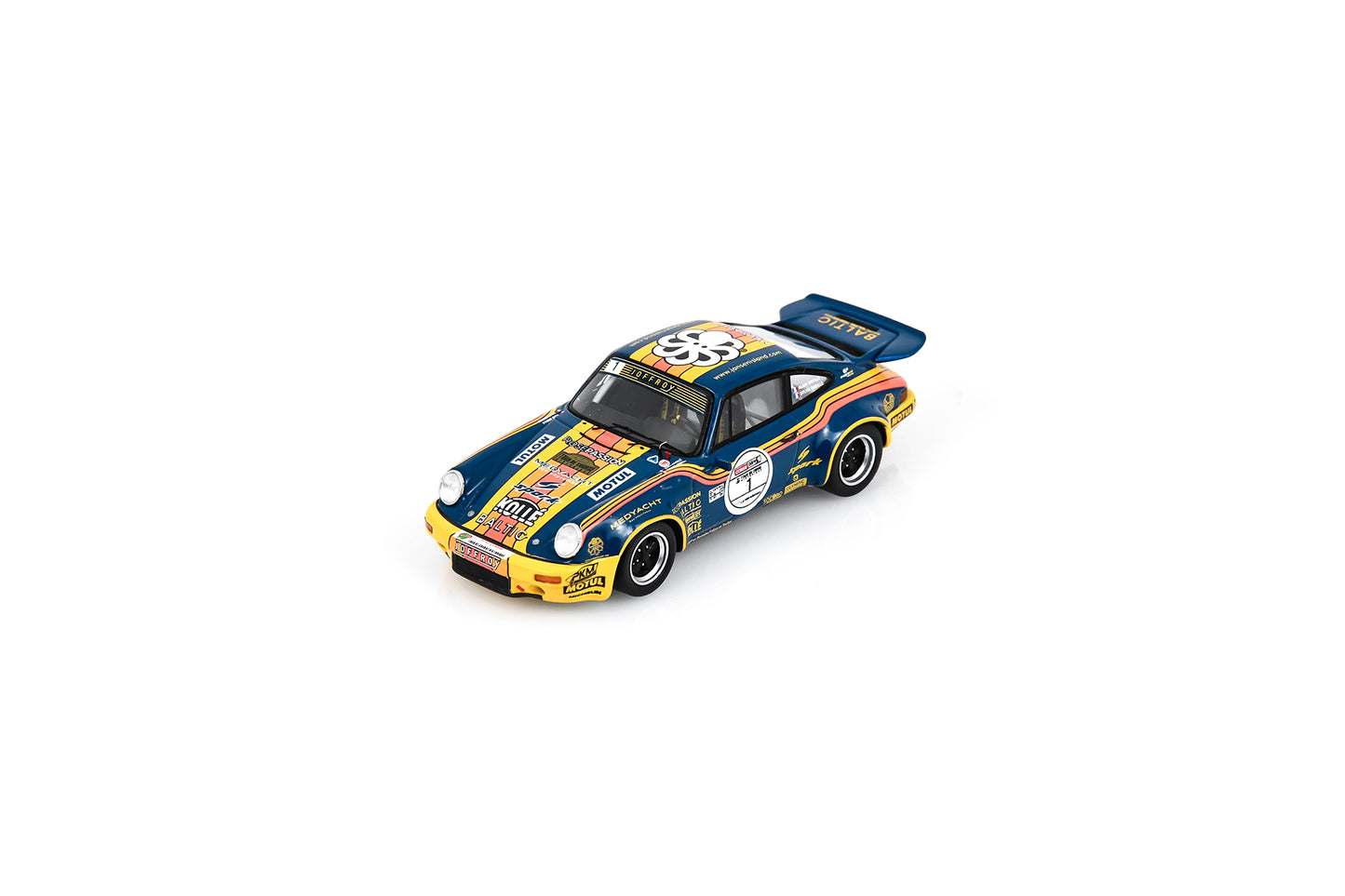 Spark SP648 1/43 Porsche 911 3.0 No.1 Tour de Corse Historique 2024 A. Oreille - S. Oreille