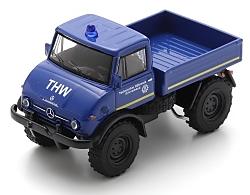 【2026年9月以降発売予定】 Schuco 64U00018 1/64 Unimog U406 THW