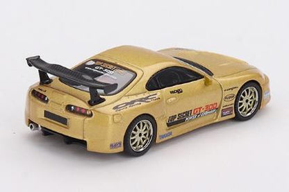 MINI GT MGT00961-R 1/64 Toyota スープラ (A80) GT-300 Top Secret Gold(右ハンドル)