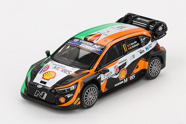 【2025年8月以降発売予定】 MINI GT MGT00972-L 1/64 Hyundai i20 N Rally1 クロアチア・ラリー パワーステージ2023 優勝車 #11(左ハンドル)