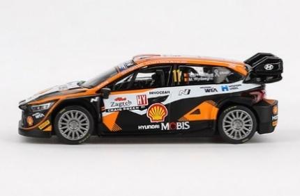 【2025年8月以降発売予定】 MINI GT MGT00972-L 1/64 Hyundai i20 N Rally1 クロアチア・ラリー パワーステージ2023 優勝車 #11(左ハンドル)