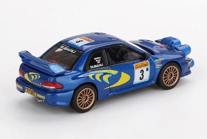 MINI GT MGT00975-L 1/64 スバル インプレッサ WRC98 モンテカルロラリー 1998 3位入賞車 #3(左ハンドル)