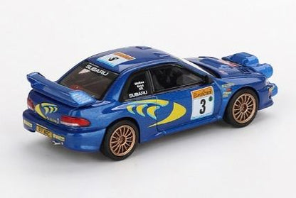 MINI GT MGT00975-L 1/64 スバル インプレッサ WRC98 モンテカルロラリー 1998 3位入賞車 #3(左ハンドル)