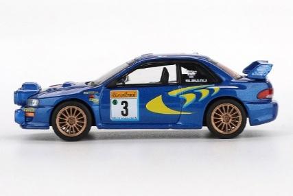 MINI GT MGT00975-L 1/64 スバル インプレッサ WRC98 モンテカルロラリー 1998 3位入賞車 #3(左ハンドル)