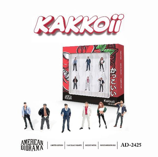 American Diorama AD-2425 1/64 フィギュア かっこいい 6個セット