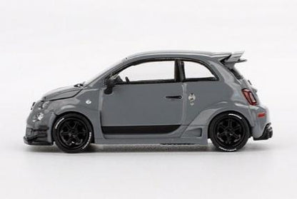 MINI GT MGT00995 1/64 アバルト 595 LB-WORKS x Abas Works グレー(左ハンドル)