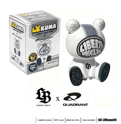American Diorama AD-LBKuma06 リバティーウォーク x Quadrant コラボレーション 100% Kuma Toys ※ブラインドボックス