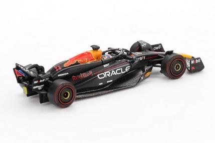 【2025年9月以降発売予定】 MINI GT MGT01019-L 1/64 オラクル レッドブル レーシング RB20 2024 2位入賞車 #11 バーレーングランプリ Sergio Pérez