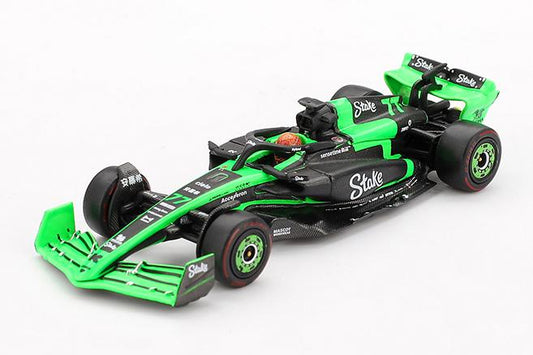 【2025年9月以降発売予定】 MINI GT MGT01049-L 1/64 キック・ザウバー C44 F1 2024 #77 中国グランプリ Valtteri Bottas