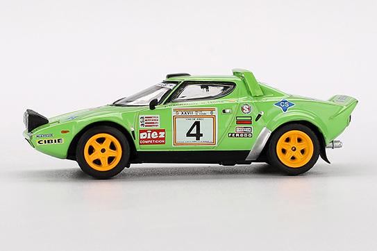 MINI GT MGT01050-L 1/64 ランチア ストラトス HF スペイン・ラリー 1979 優勝車 #4(左ハンドル)