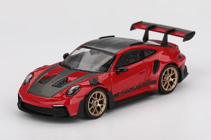 【2025年9月以降発売予定】 MINI GT MGT01060-R 1/64 ポルシェ 911(992) GT3 RS ヴァイザッハパッケージ ガーズレッド(右ハンドル)