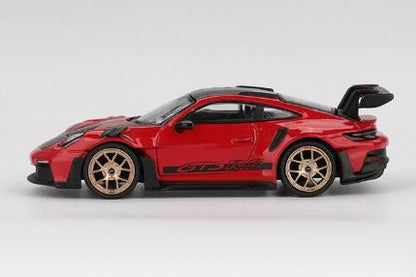 【2025年9月以降発売予定】 MINI GT MGT01060-R 1/64 ポルシェ 911(992) GT3 RS ヴァイザッハパッケージ ガーズレッド(右ハンドル)